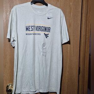 NWT Nike Gray West Virginia MountaineersTee Medium